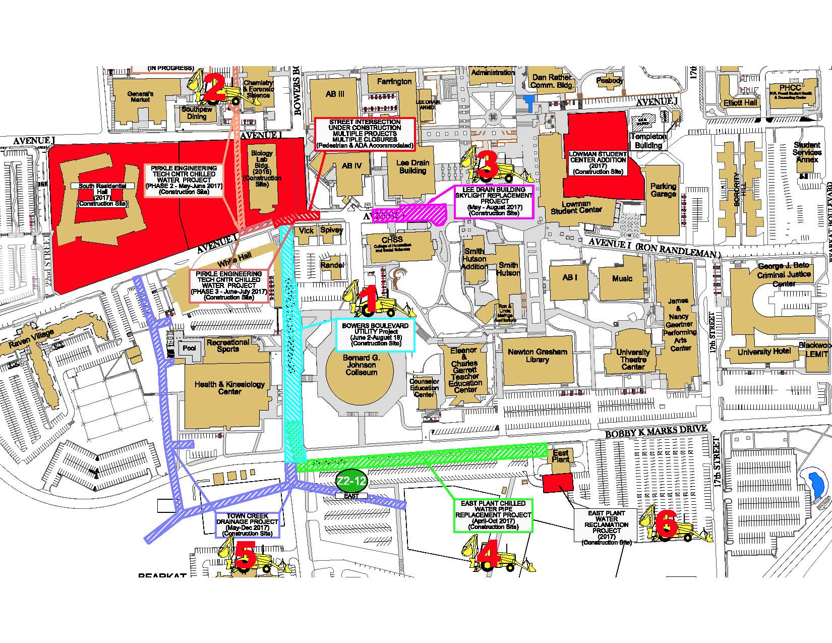 University Of Houston Campus Map